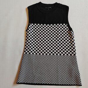 ATTRACTIVE Women's Sweater Vest Racing Stripe M